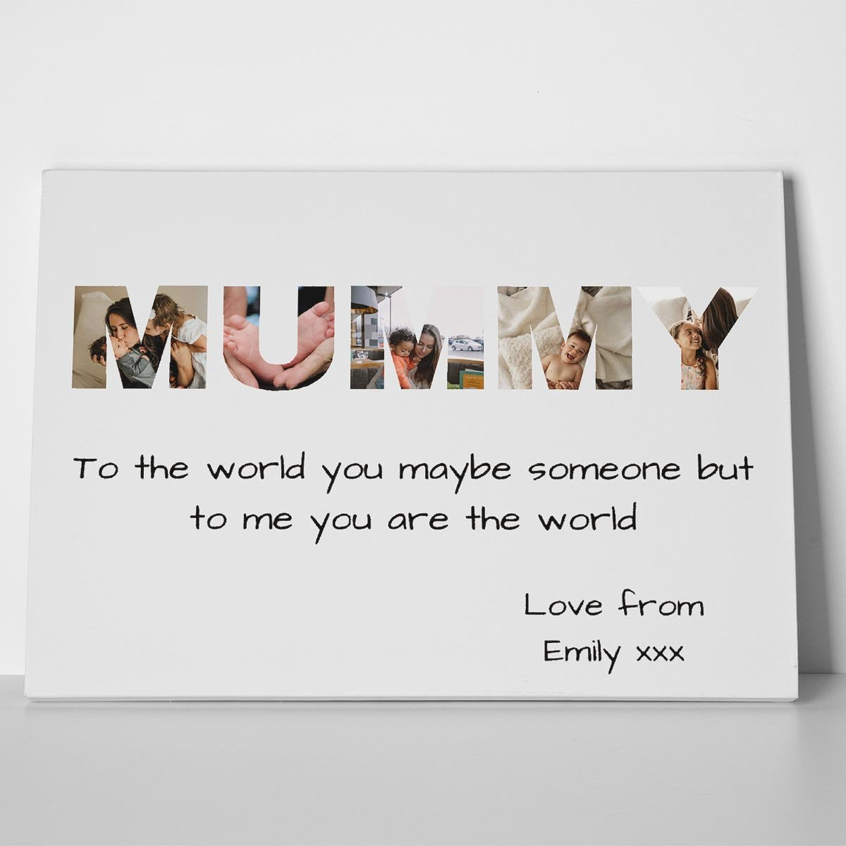 Mummy Photo Canvas Print