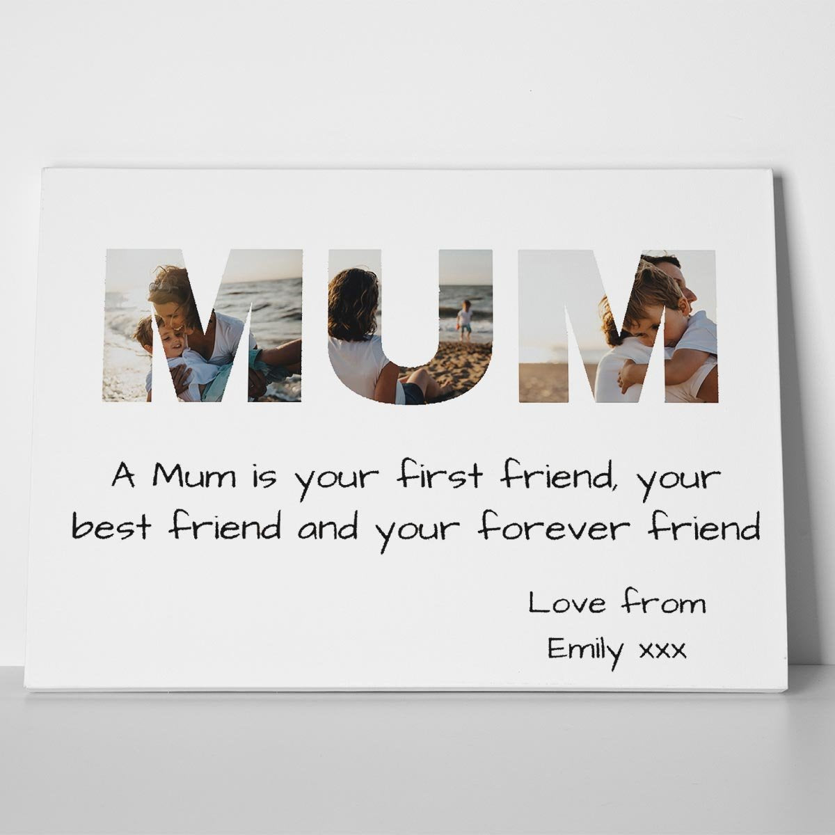 Mum Photo Canvas Print