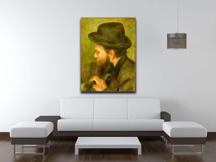 M Bernard man with the black hat by Renoir Canvas Print or Poster - Canvas Art Rocks - 4