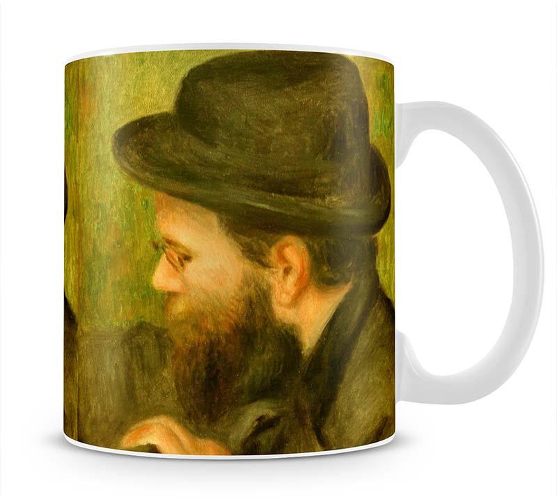 M Bernard man with the black hat by Renoir Mug - Canvas Art Rocks - 1