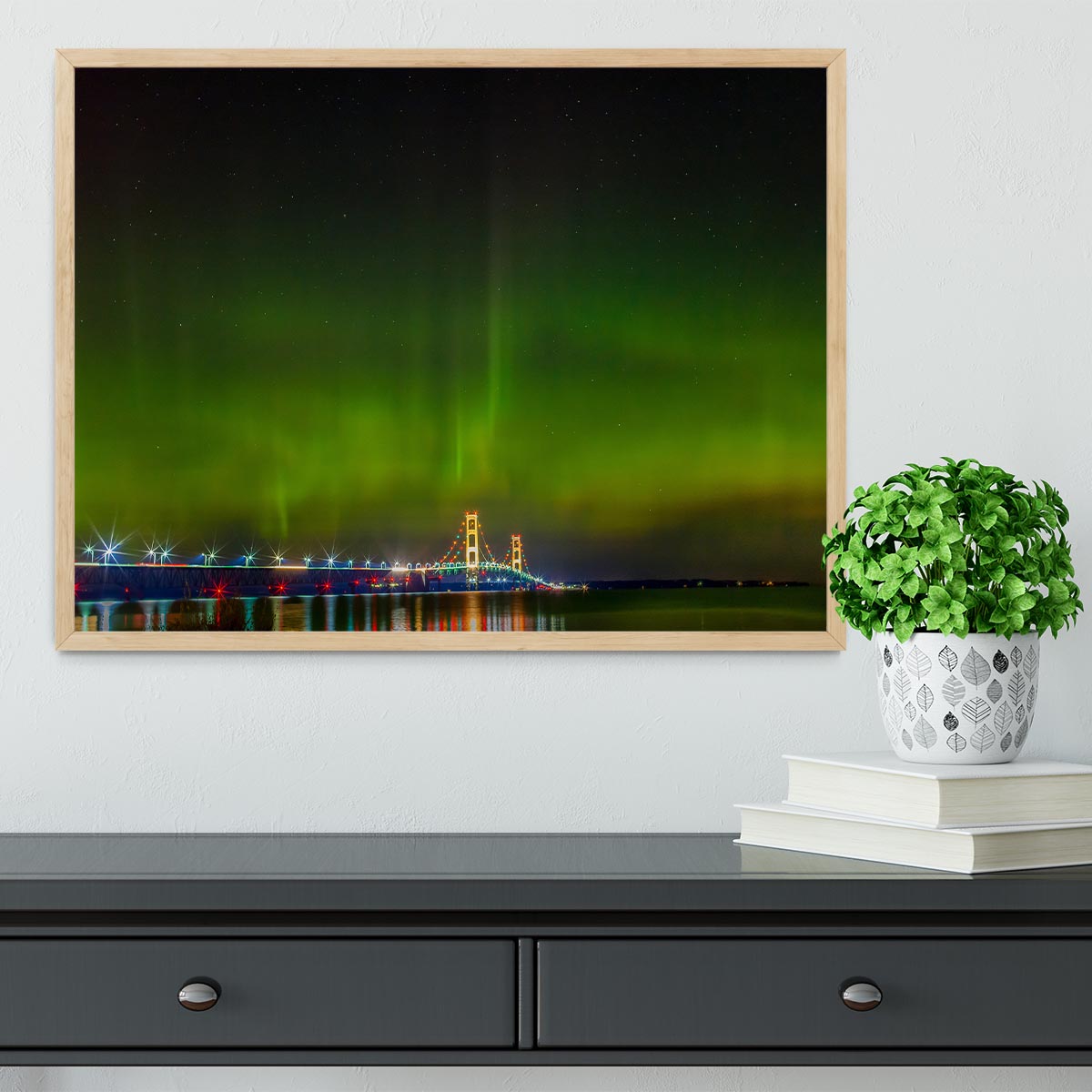 Mackinac Bridge Framed Print - Canvas Art Rocks - 4