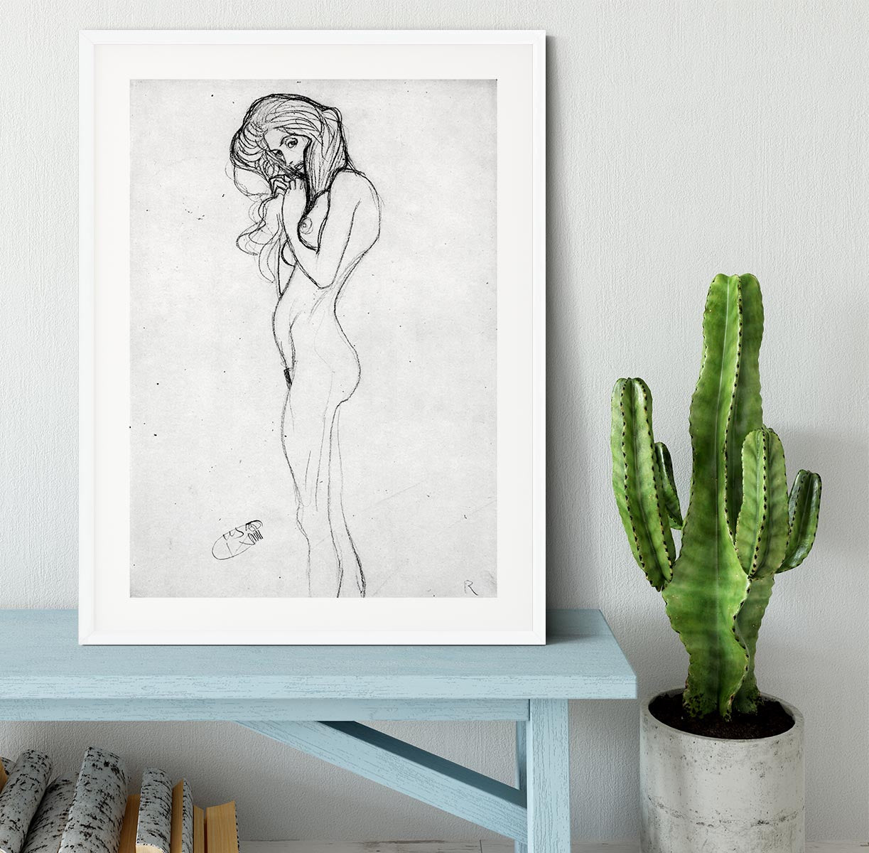 Madalane by Klimt Framed Print - Canvas Art Rocks - 5