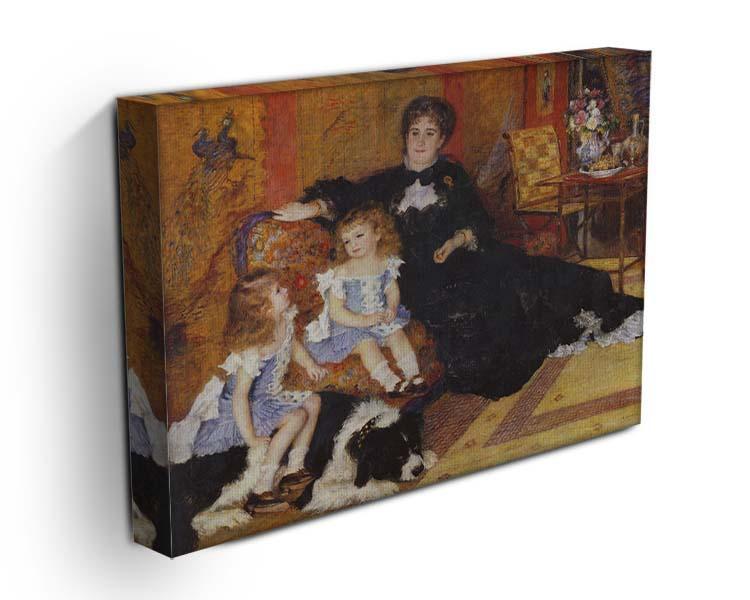 Madame Charpentier and her children by Renoir Canvas Print or Poster - Canvas Art Rocks - 3