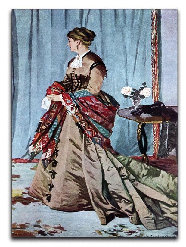 Madame Gaudibert by Monet Canvas Print & Poster  - Canvas Art Rocks - 1