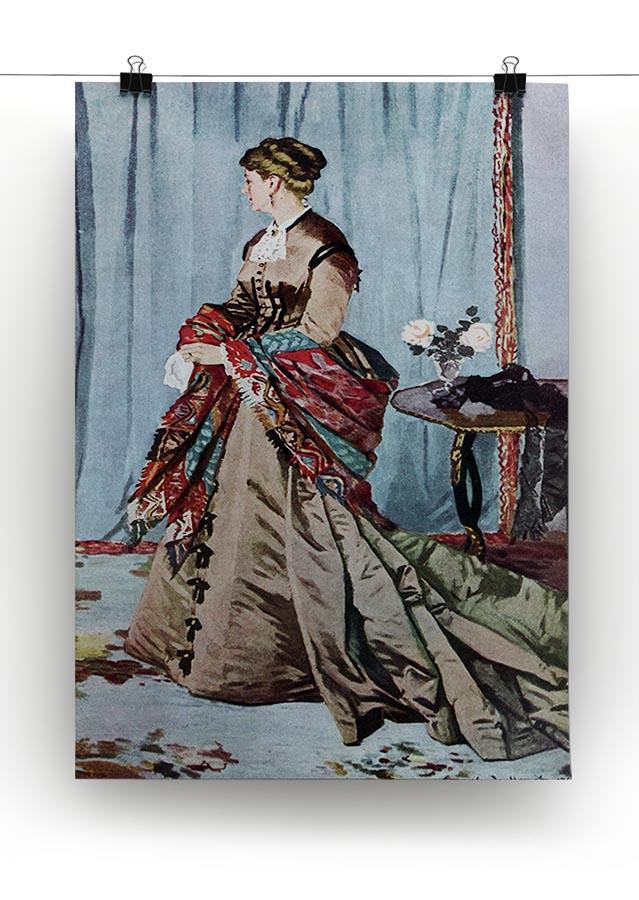 Madame Gaudibert by Monet Canvas Print & Poster - Canvas Art Rocks - 2