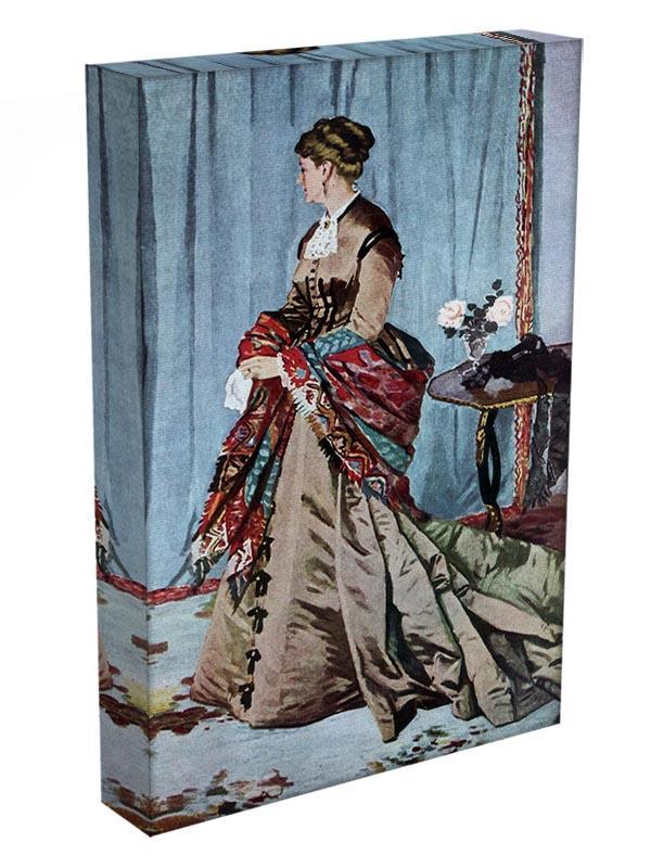 Madame Gaudibert by Monet Canvas Print & Poster - Canvas Art Rocks - 3