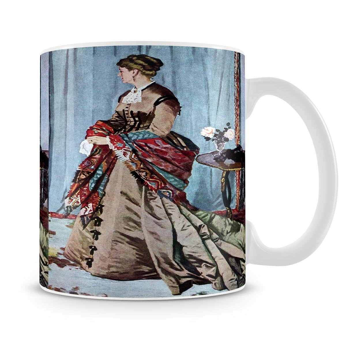 Madame Gaudibert by Monet Mug - Canvas Art Rocks - 4