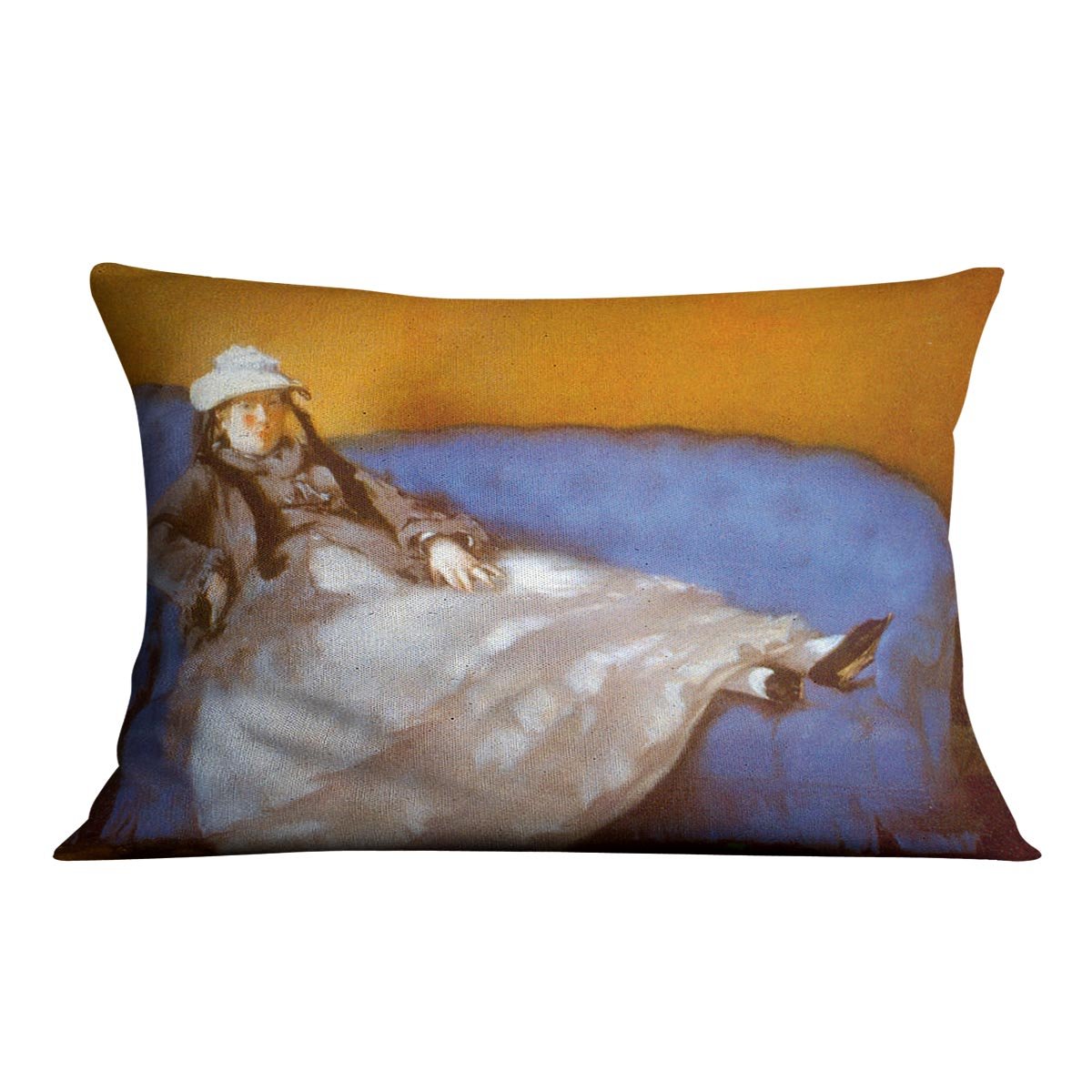 Madame Manet by Manet Throw Pillow
