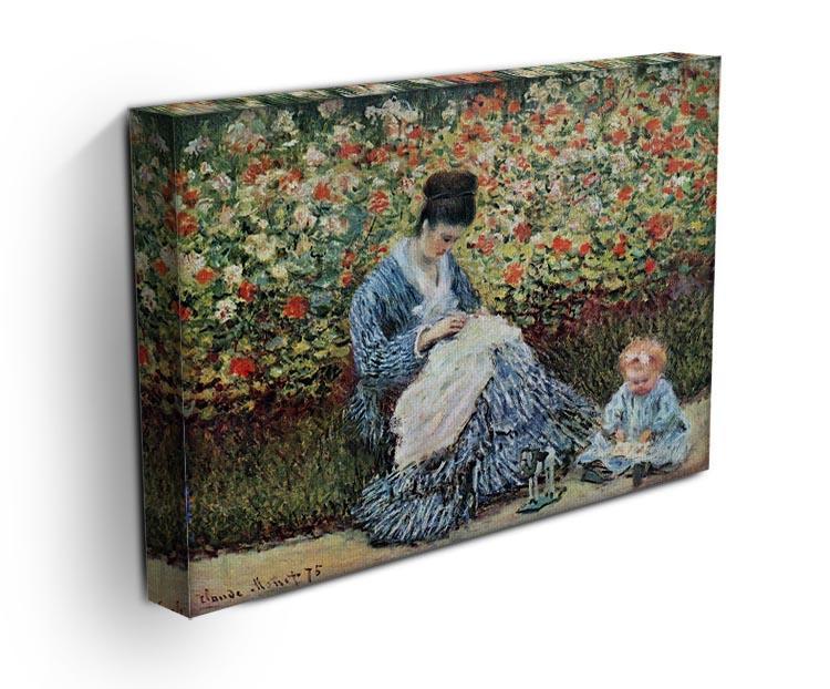 Madame Monet and child by Monet Canvas Print & Poster - Canvas Art Rocks - 3