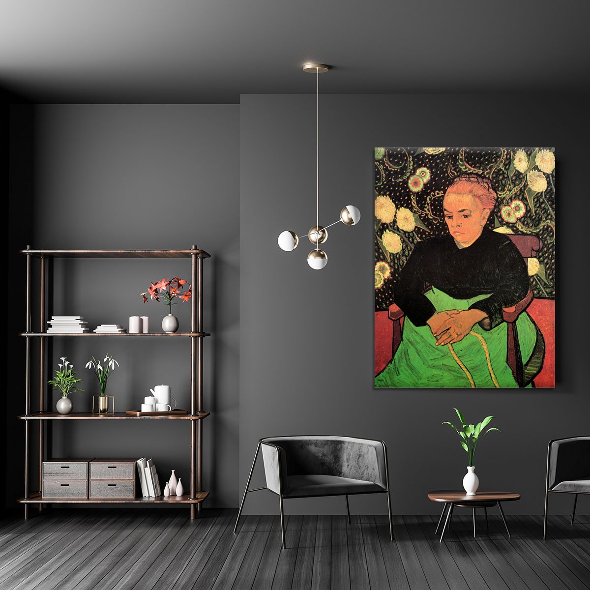 Madame Roulin Rocking the Cradle La Berceuse by Van Gogh Canvas Print or Poster