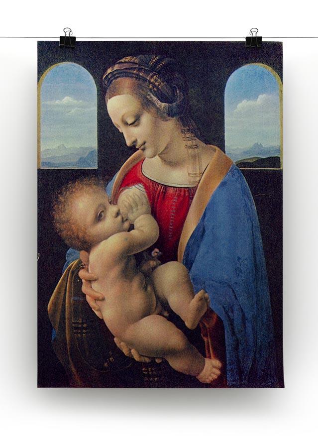 Madonna by Da Vinci Canvas Print & Poster - Canvas Art Rocks - 2