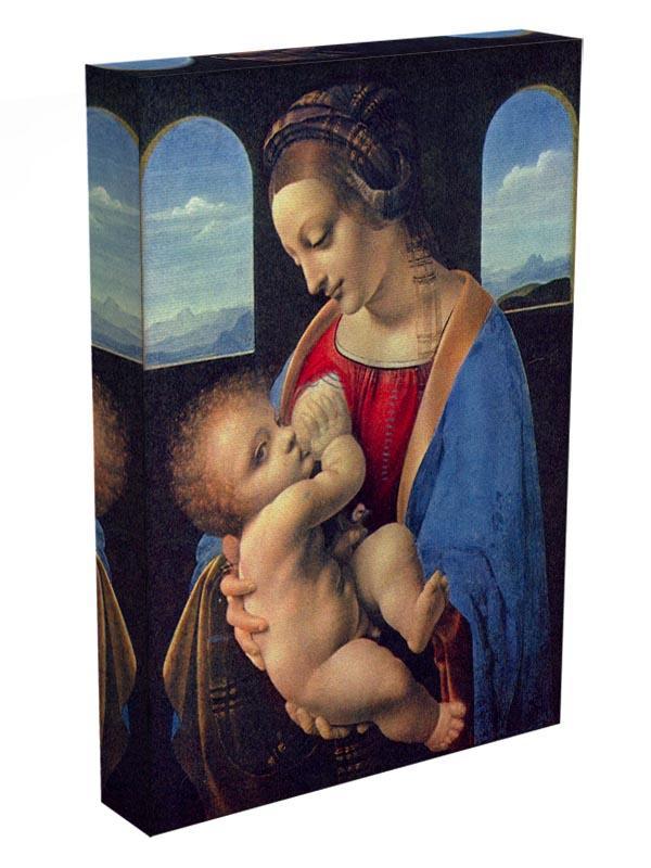 Madonna by Da Vinci Canvas Print & Poster - Canvas Art Rocks - 3