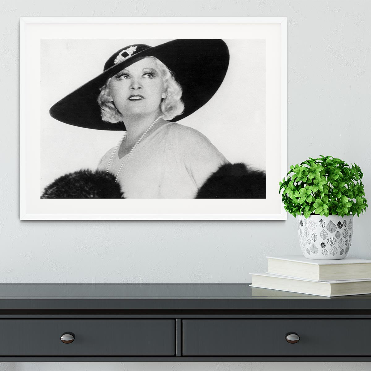 Mae West Framed Print - Canvas Art Rocks - 5