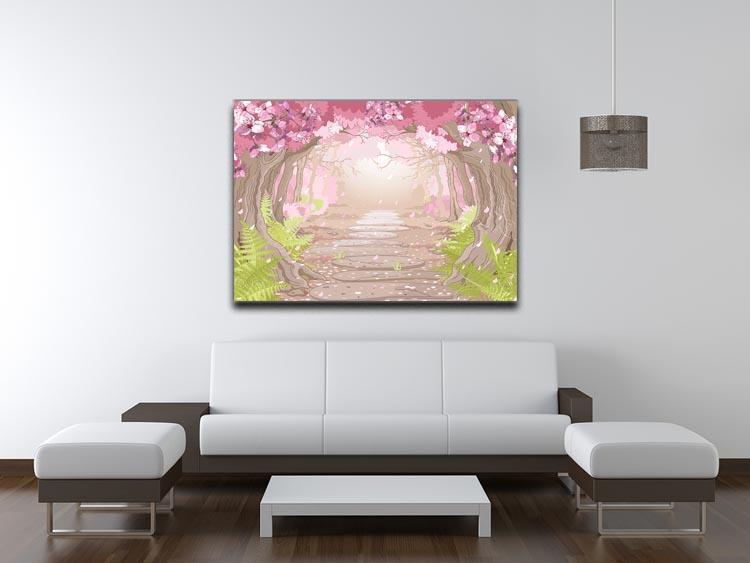 Magic spring forest Canvas Print or Poster - Canvas Art Rocks - 4