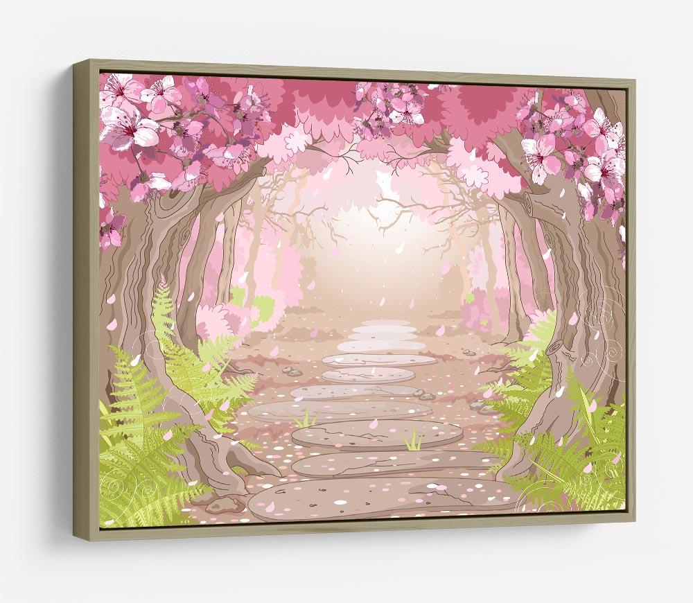 Magic spring forest HD Metal Print