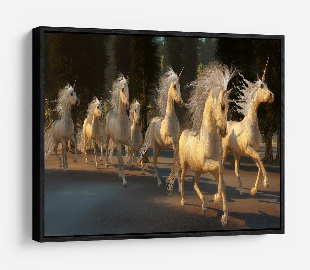 Magical Unicorn Forest HD Metal Print