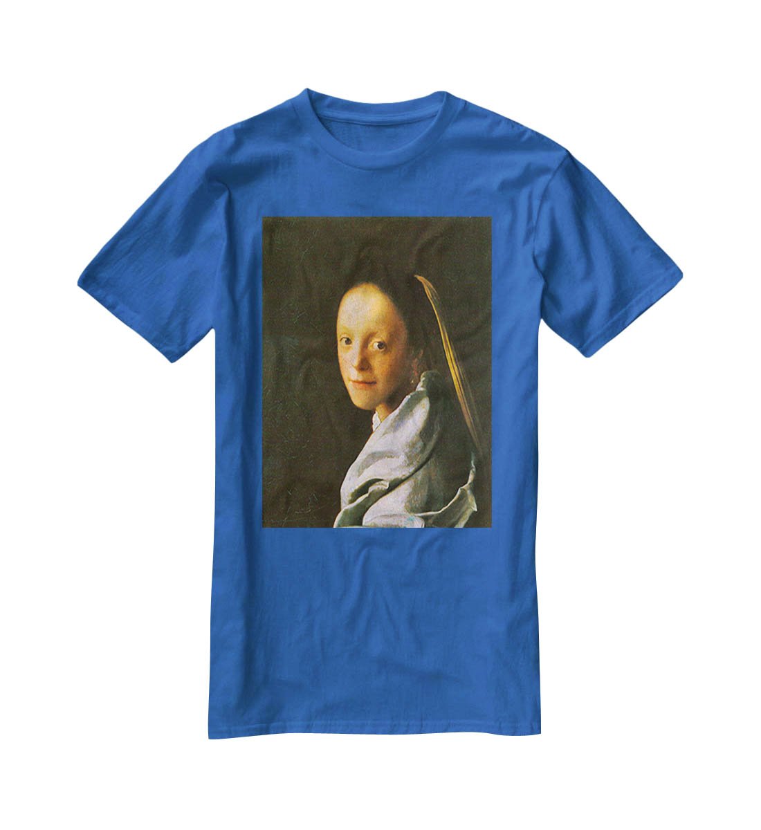 Maid by Vermeer T-Shirt - Canvas Art Rocks - 2