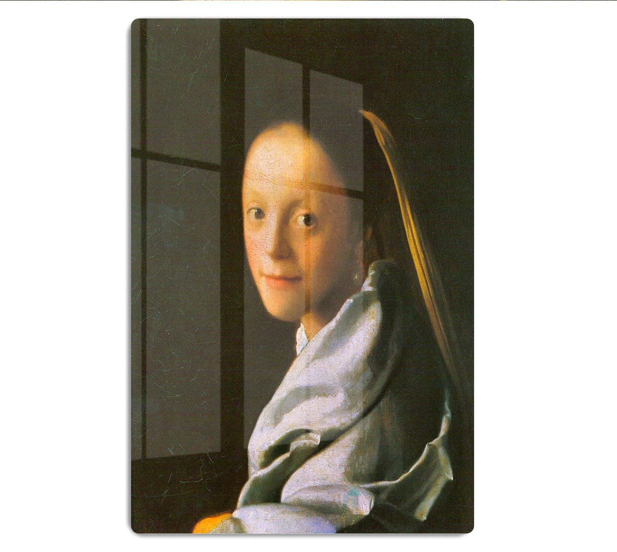 Maid by Vermeer HD Metal Print - Canvas Art Rocks - 1