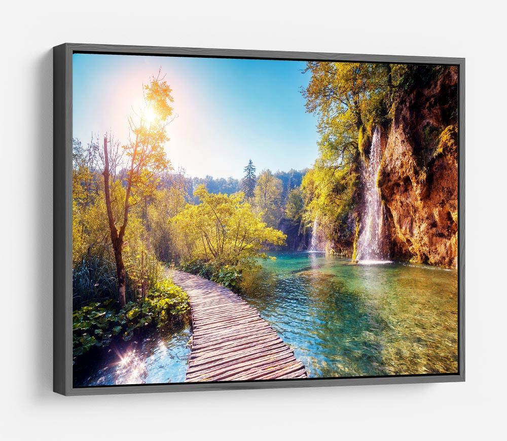 Majestic view on turquoise water HD Metal Print