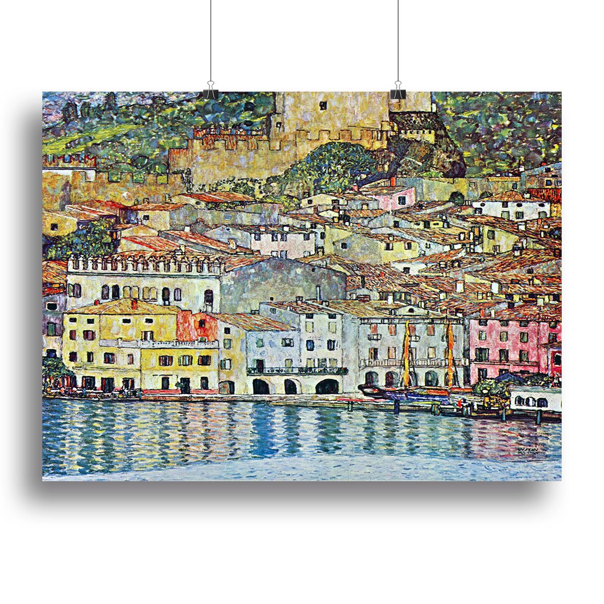Malcena at the Gardasee by Klimt Canvas Print or Poster