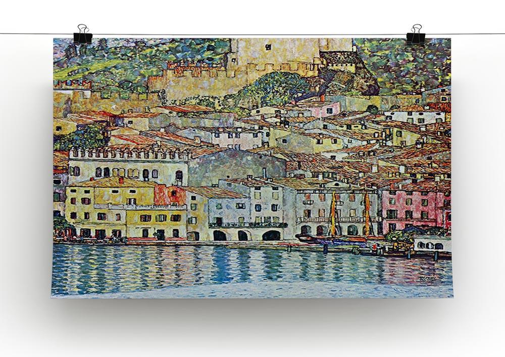 Malcena at the Gardasee by Klimt Canvas Print or Poster - Canvas Art Rocks - 2