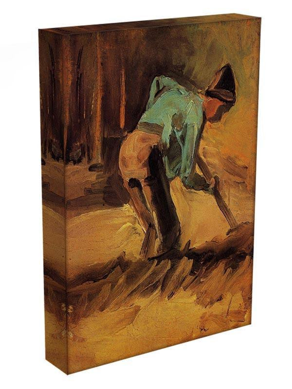 Man Stooping with Stick or Spade by Van Gogh Canvas Print & Poster - Canvas Art Rocks - 3