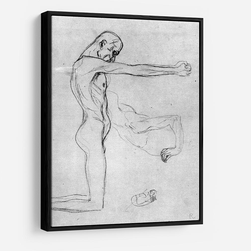 Man with with outstretched arms by Klimt HD Metal Print