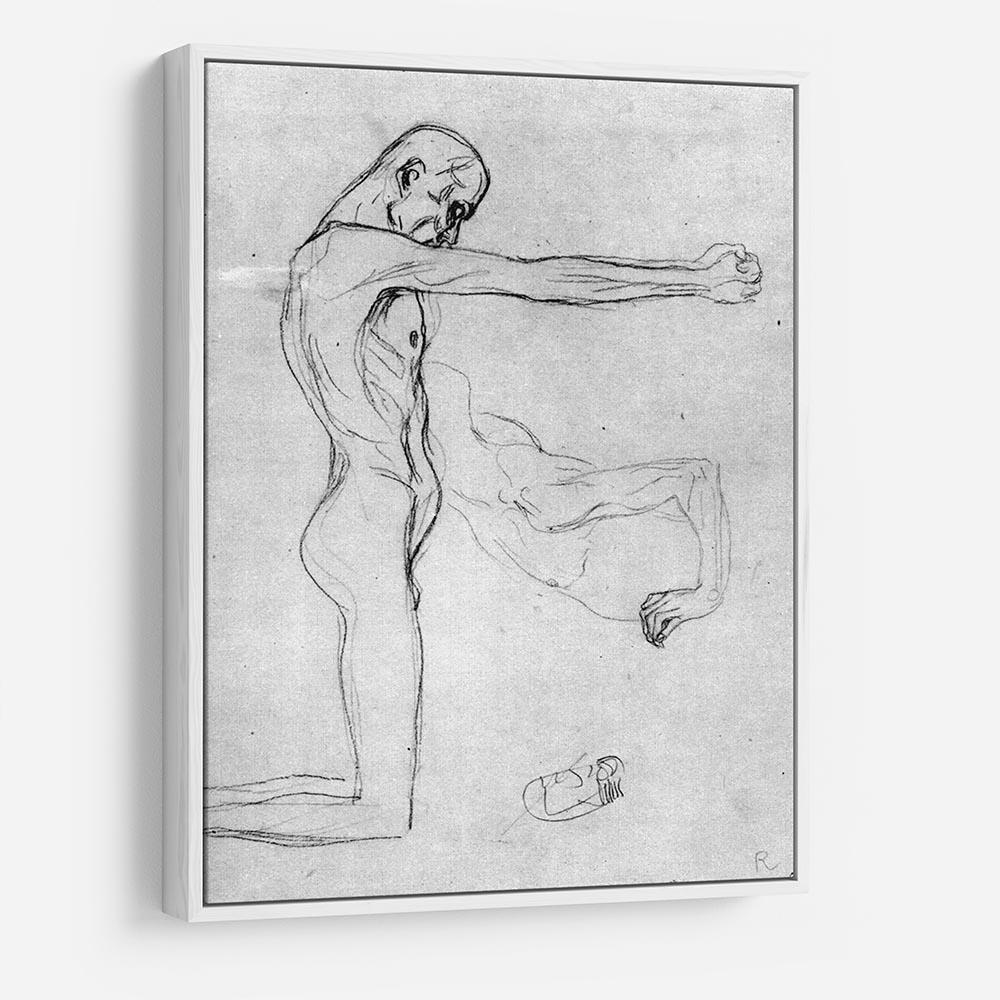 Man with with outstretched arms by Klimt HD Metal Print