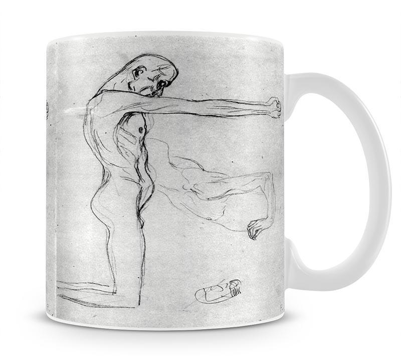 Man with with outstretched arms by Klimt Mug - Canvas Art Rocks - 1