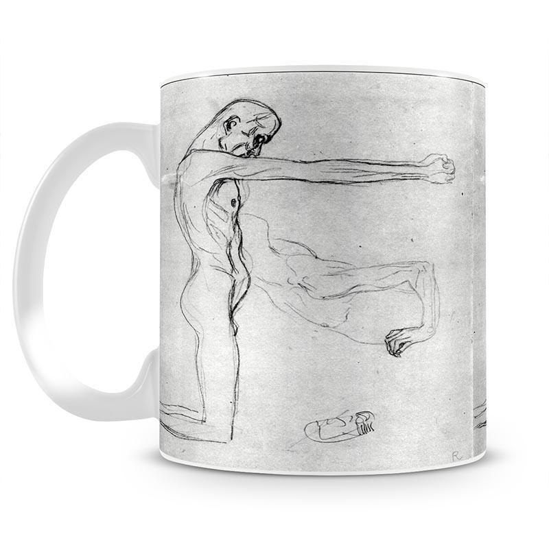 Man with with outstretched arms by Klimt Mug - Canvas Art Rocks - 2