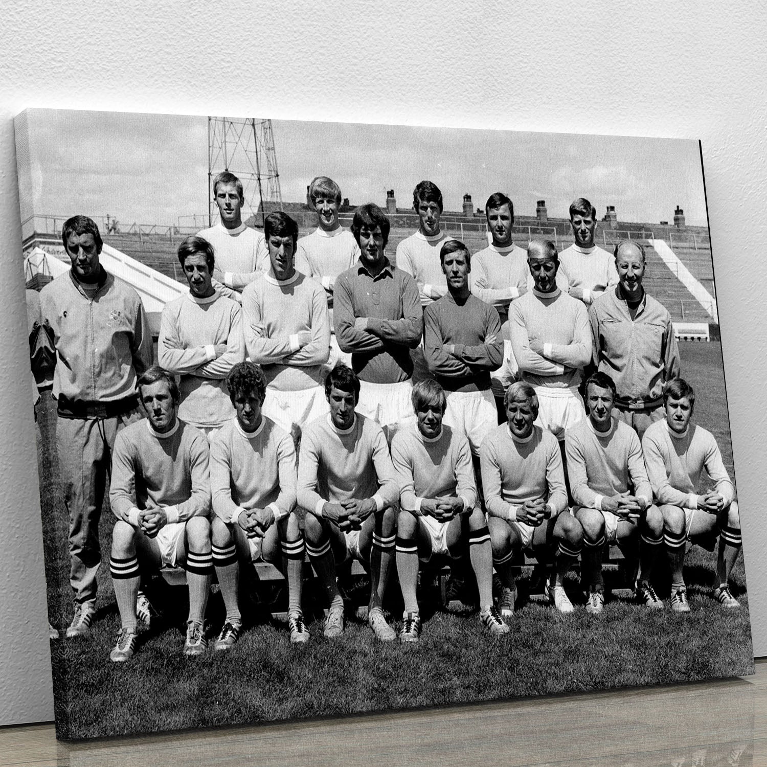 Manchester City Football Club Team Photo 1969 Canvas Print or Poster - Canvas Art Rocks - 1