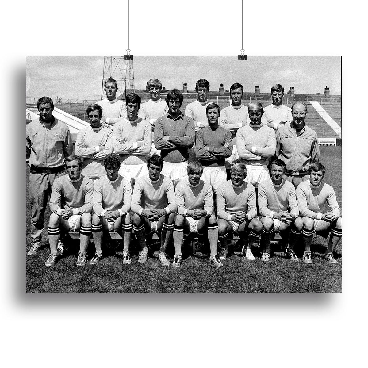 Manchester City Football Club Team Photo 1969 Canvas Print or Poster - Canvas Art Rocks - 2