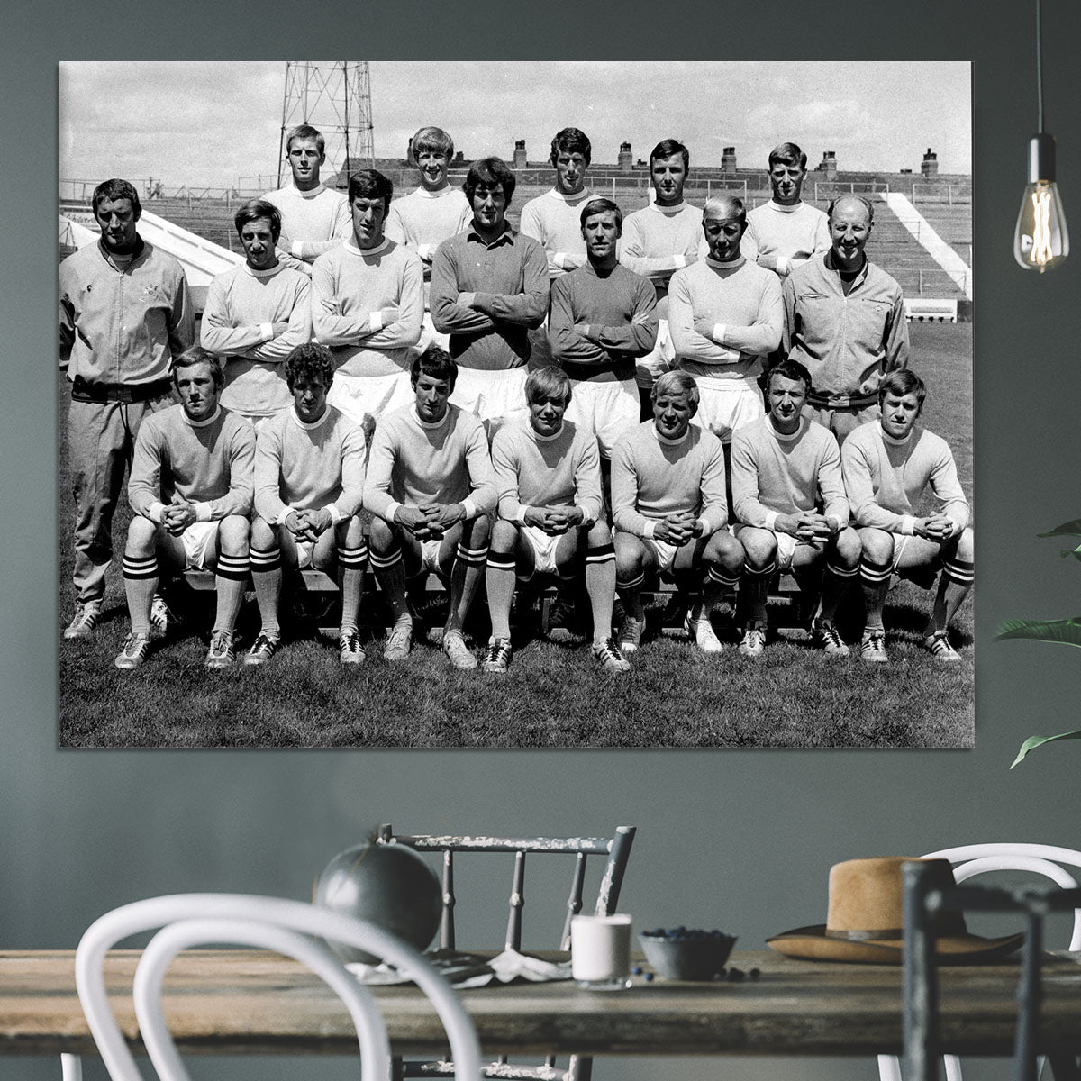 Manchester City Football Club Team Photo 1969 Canvas Print or Poster - Canvas Art Rocks - 3