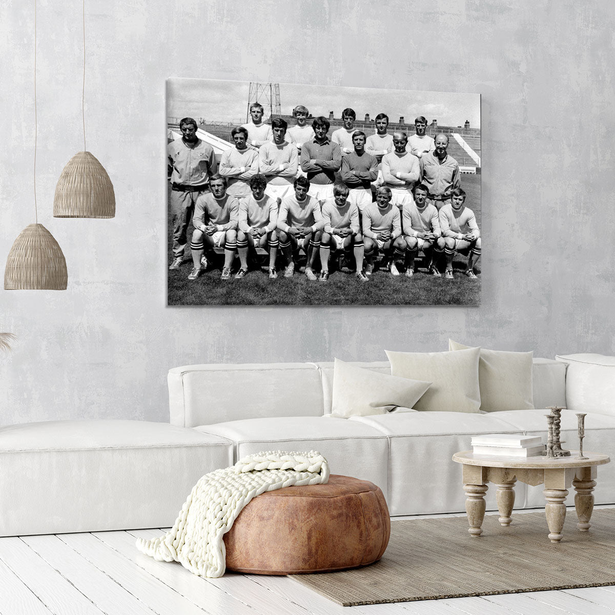 Manchester City Football Club Team Photo 1969 Canvas Print or Poster - Canvas Art Rocks - 6