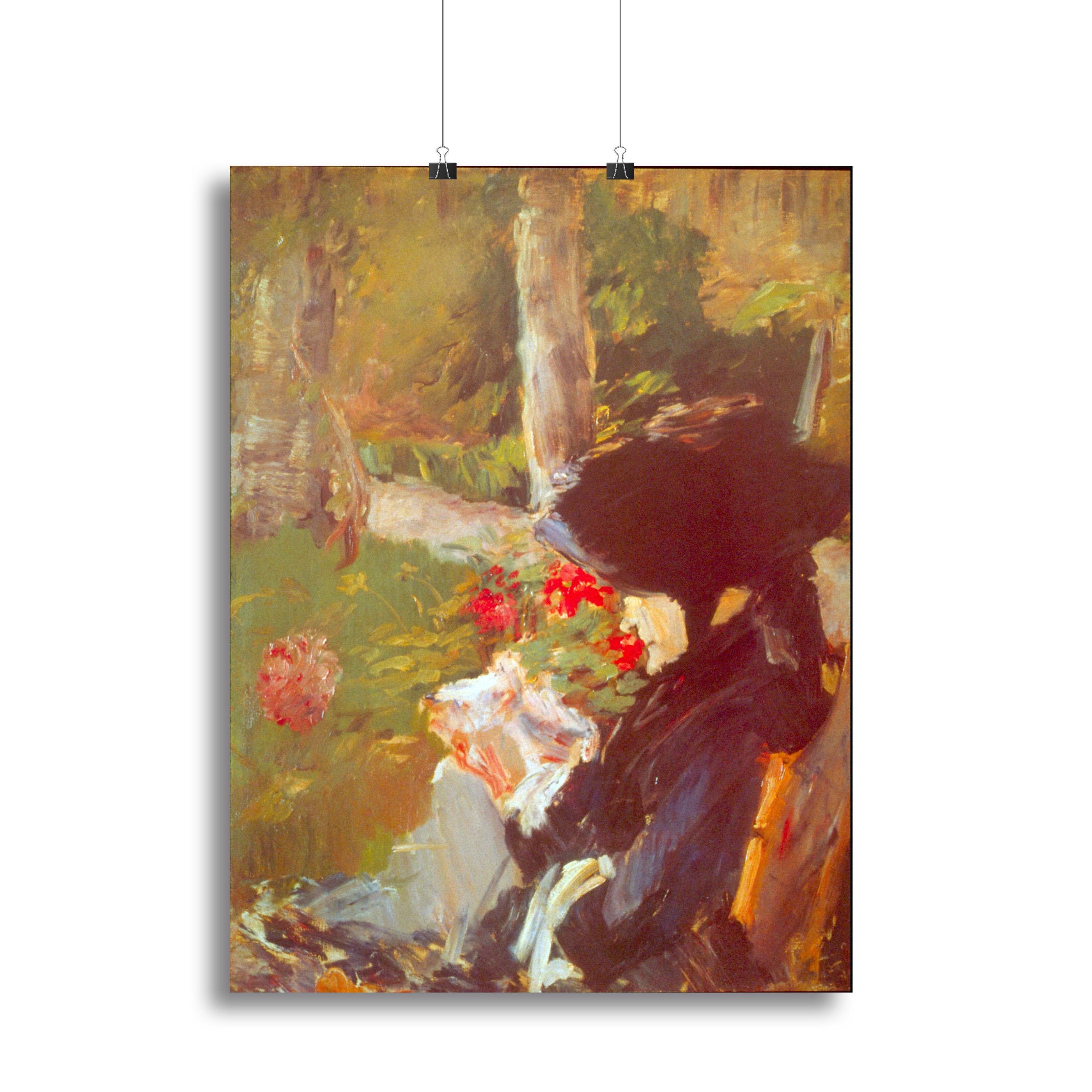Manets Mother by Manet Canvas Print or Poster
