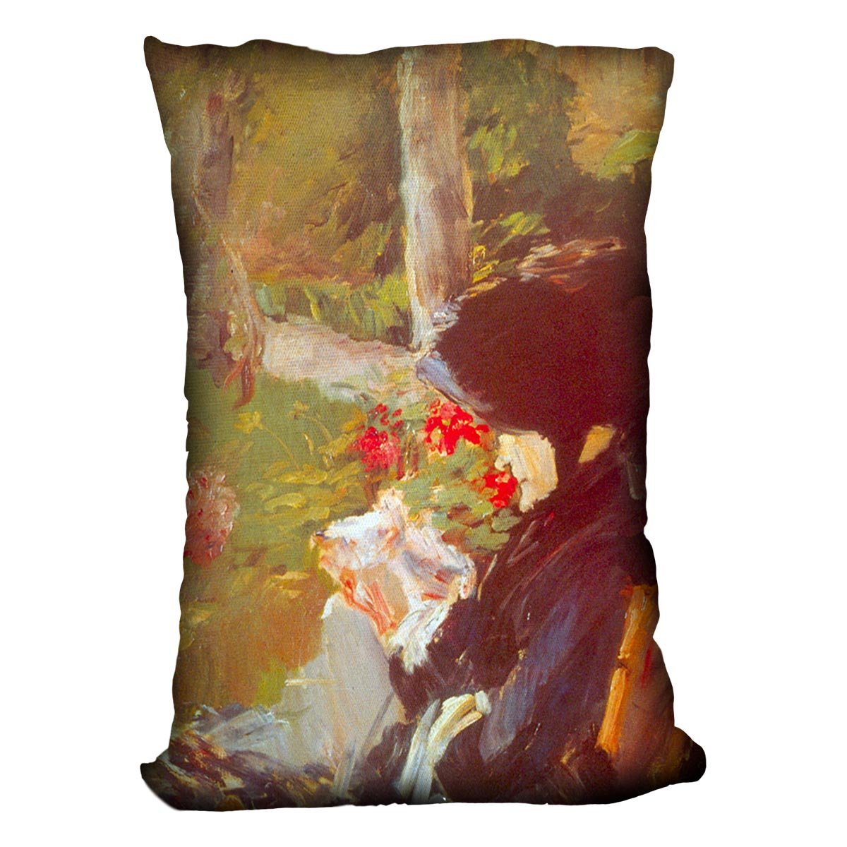 Manets Mother by Manet Throw Pillow