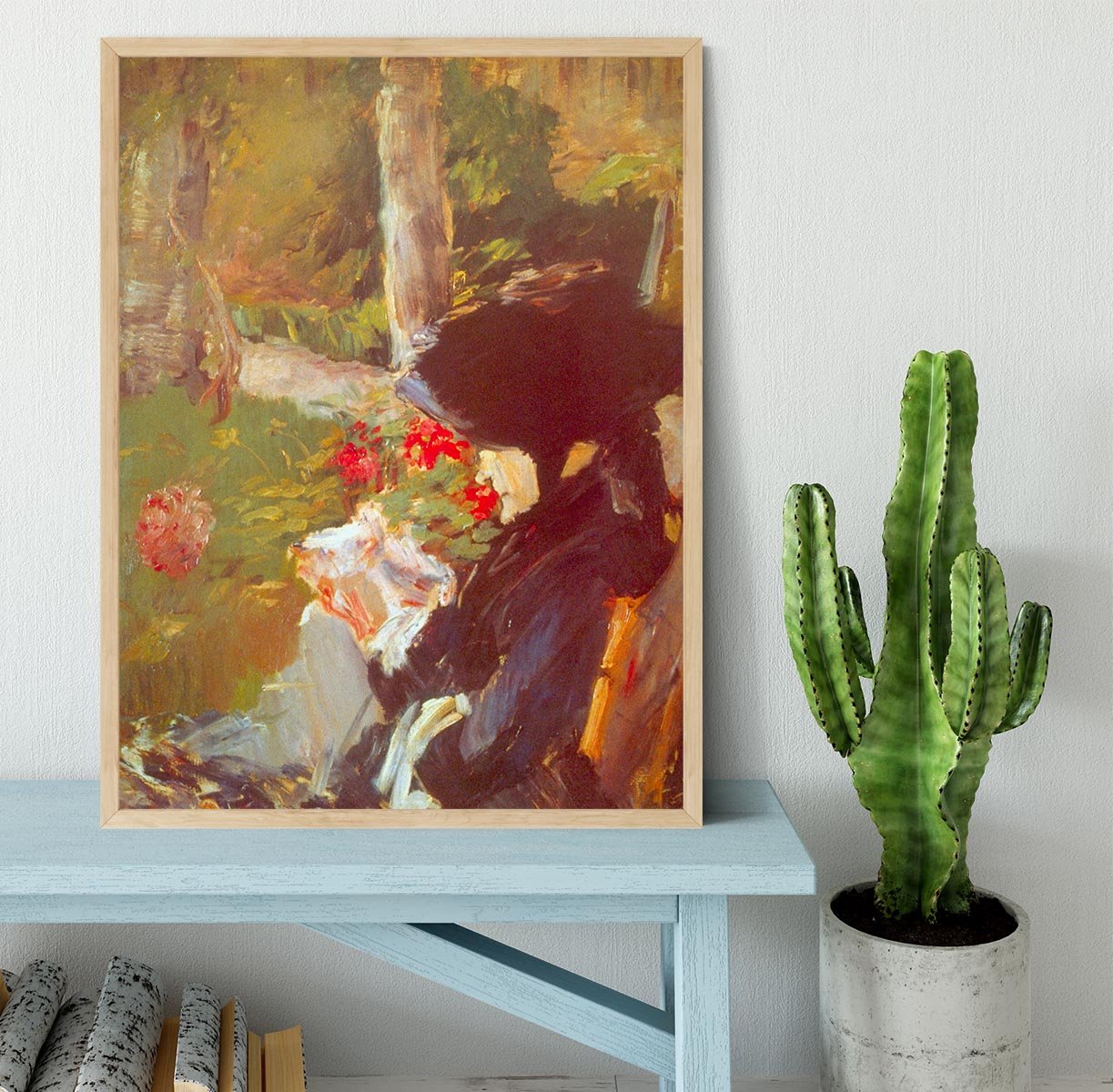 Manets Mother by Manet Framed Print - Canvas Art Rocks - 4