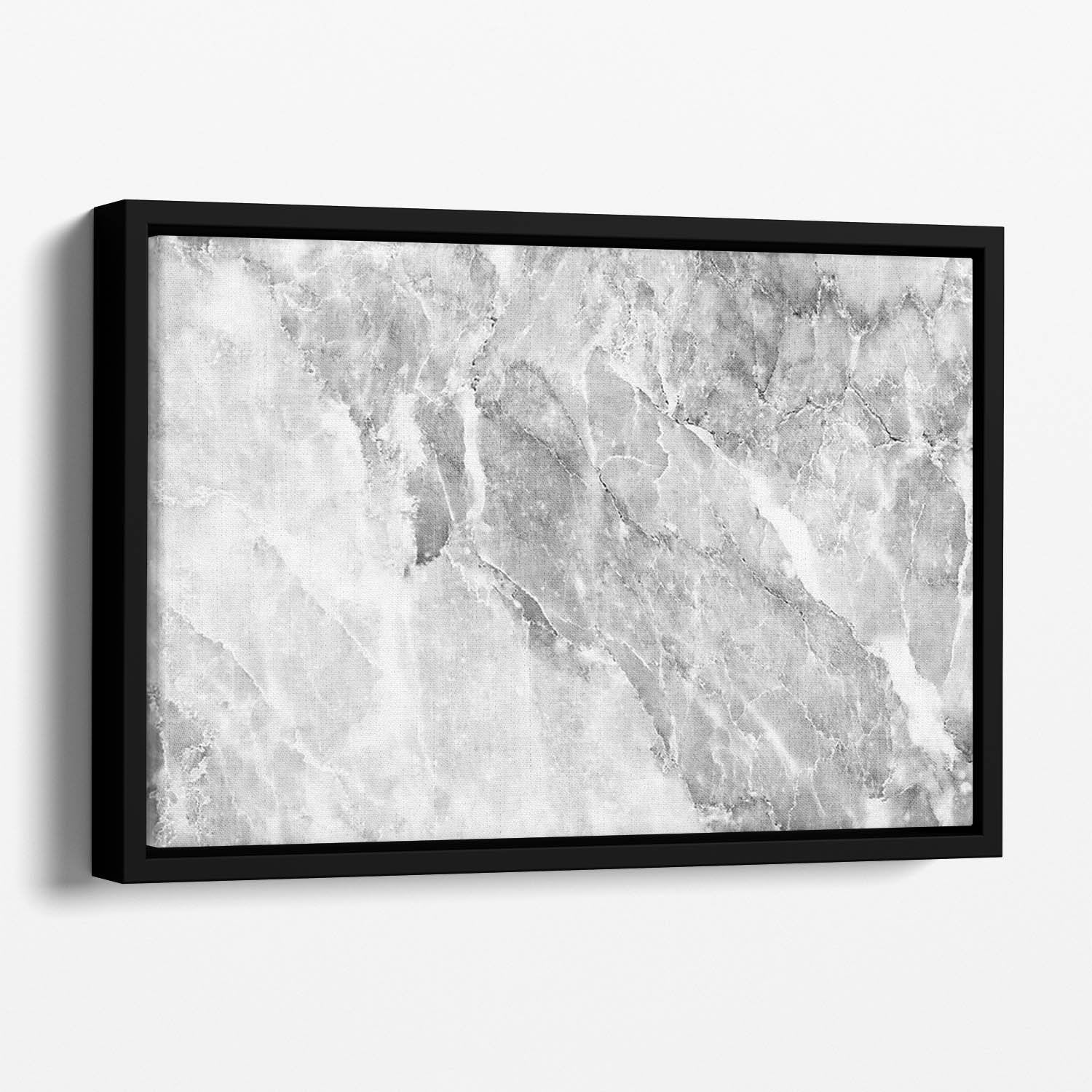 Marble Floating Framed Canvas