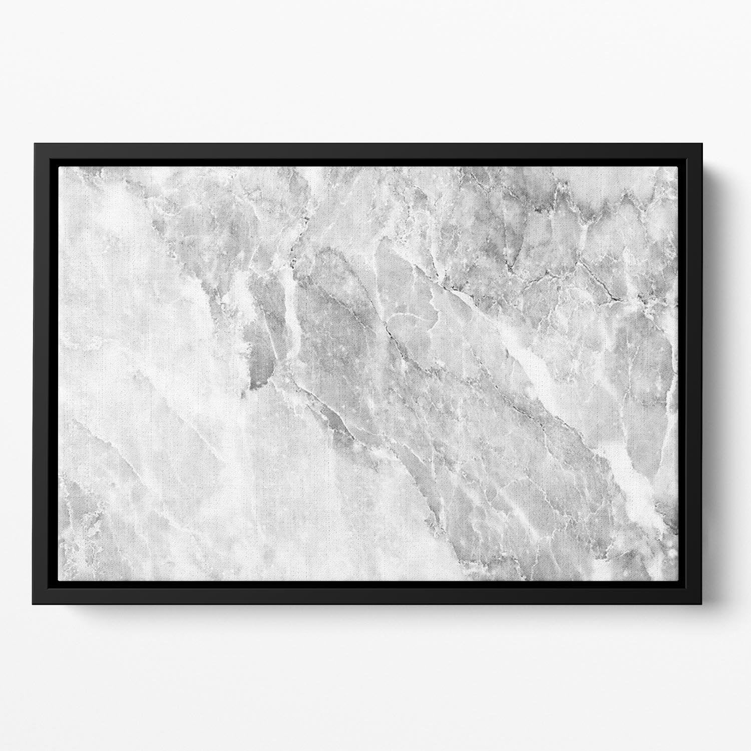 Marble Floating Framed Canvas - Canvas Art Rocks - 2
