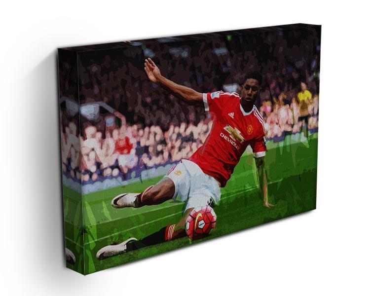 Marcus Rashford Action Manchester United Canvas Print or Poster - Canvas Art Rocks - 3