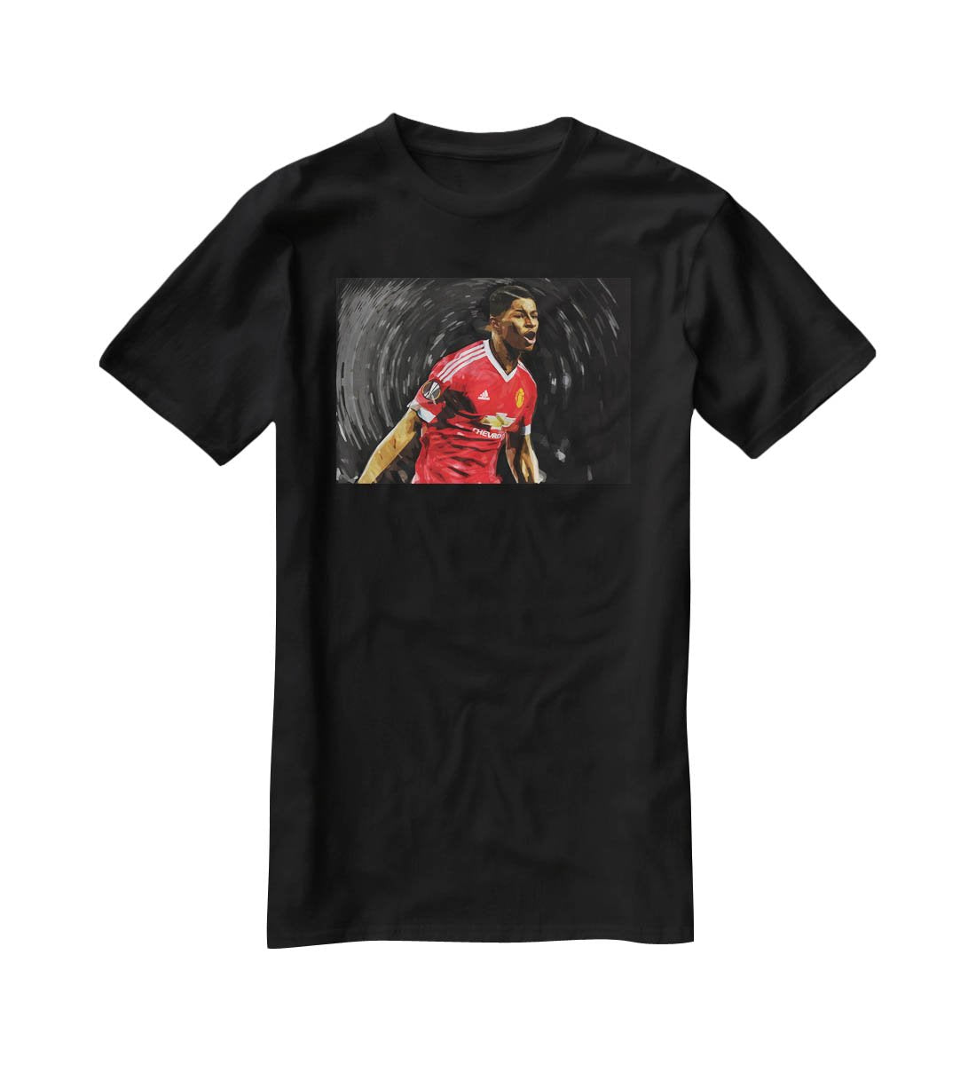 Marcus Rashford Manchester United T-Shirt - Canvas Art Rocks - 1
