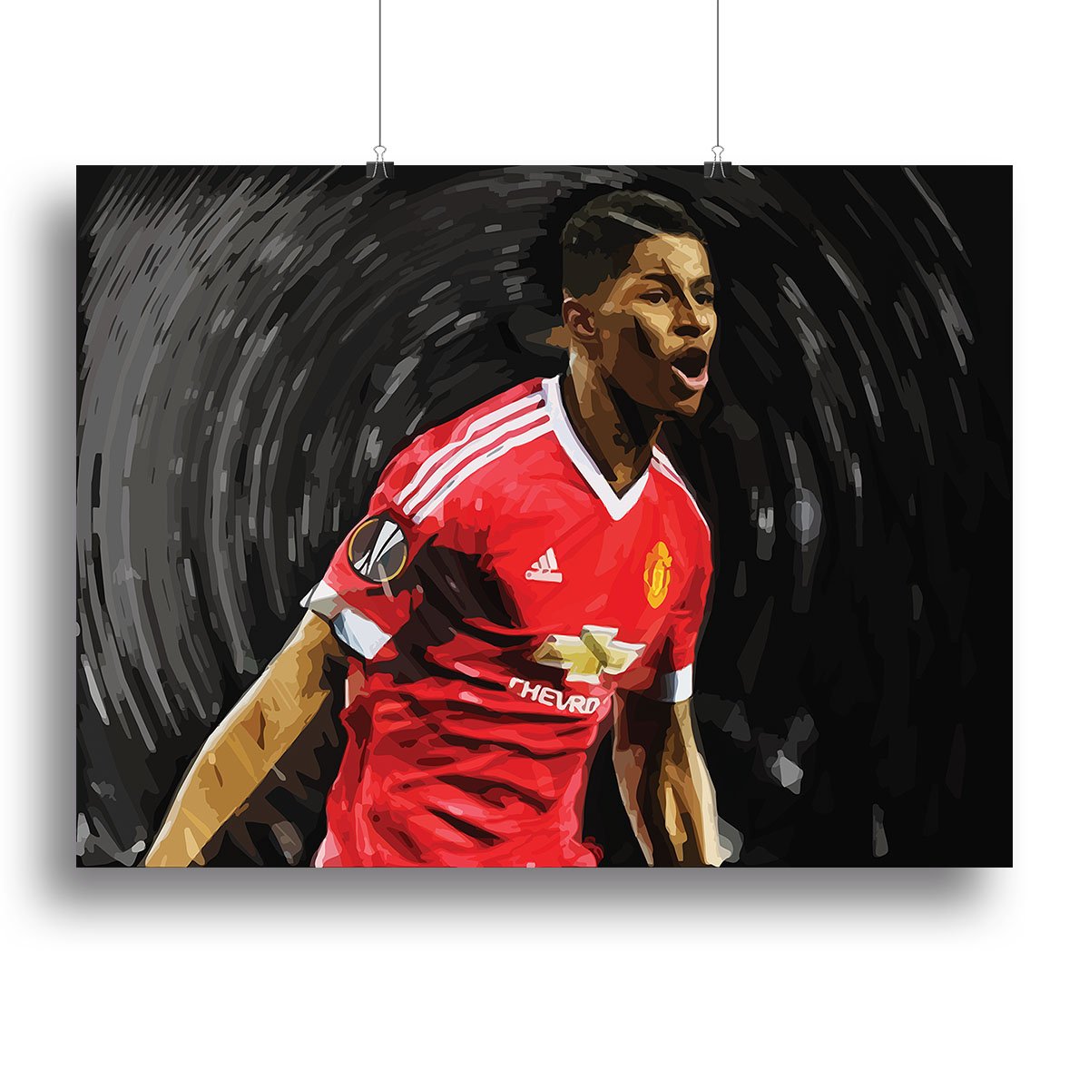 Marcus Rashford Manchester United Canvas Print or Poster