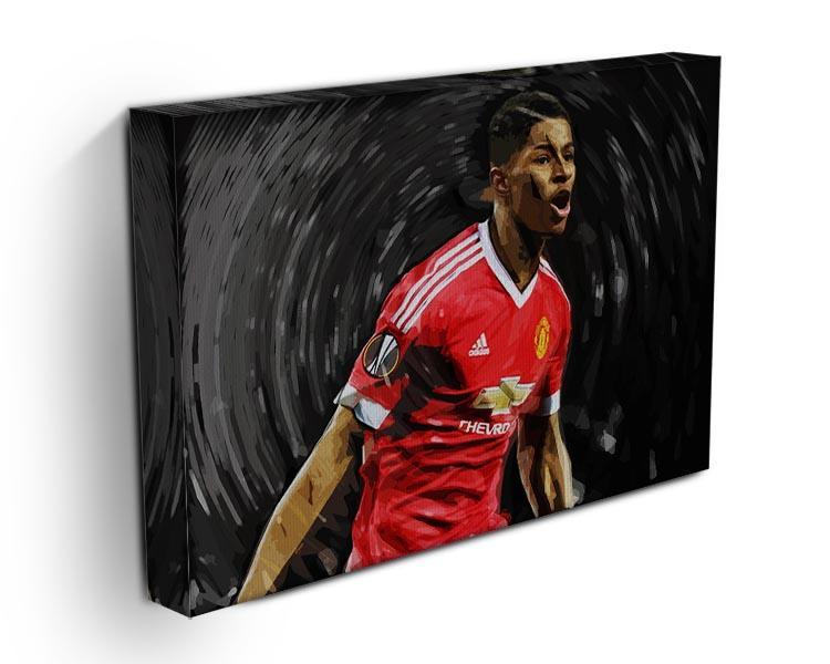 Marcus Rashford Manchester United Canvas Print or Poster - Canvas Art Rocks - 3