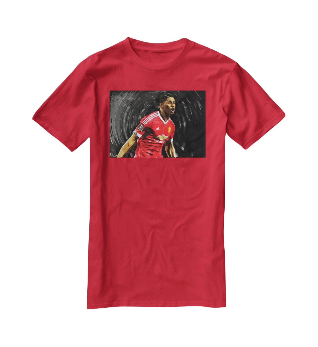 Marcus Rashford Manchester United T-Shirt - Canvas Art Rocks - 4