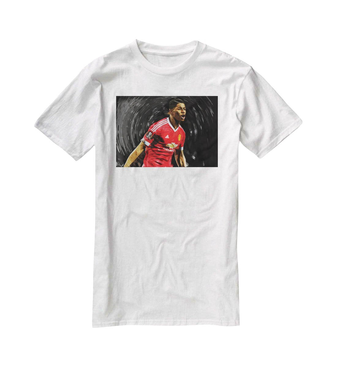 Marcus Rashford Manchester United T-Shirt - Canvas Art Rocks - 5