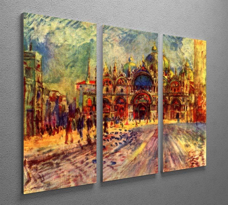 Marcus place in Venice by Renoir 3 Split Panel Canvas Print - Canvas Art Rocks - 2