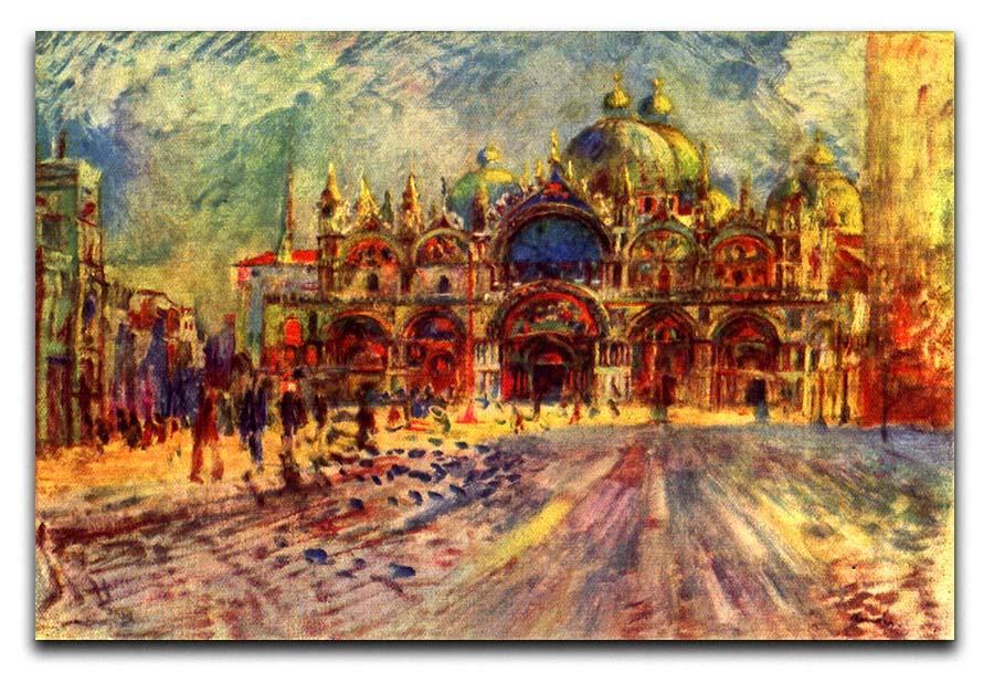 Marcus place in Venice by Renoir Canvas Print or Poster  - Canvas Art Rocks - 1
