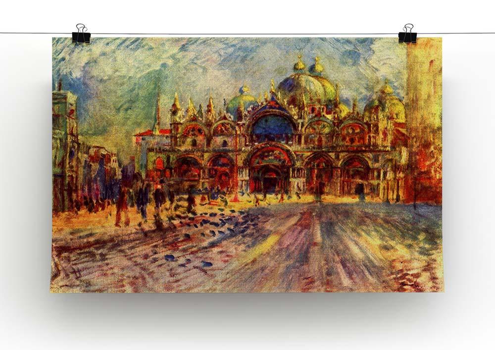 Marcus place in Venice by Renoir Canvas Print or Poster - Canvas Art Rocks - 2