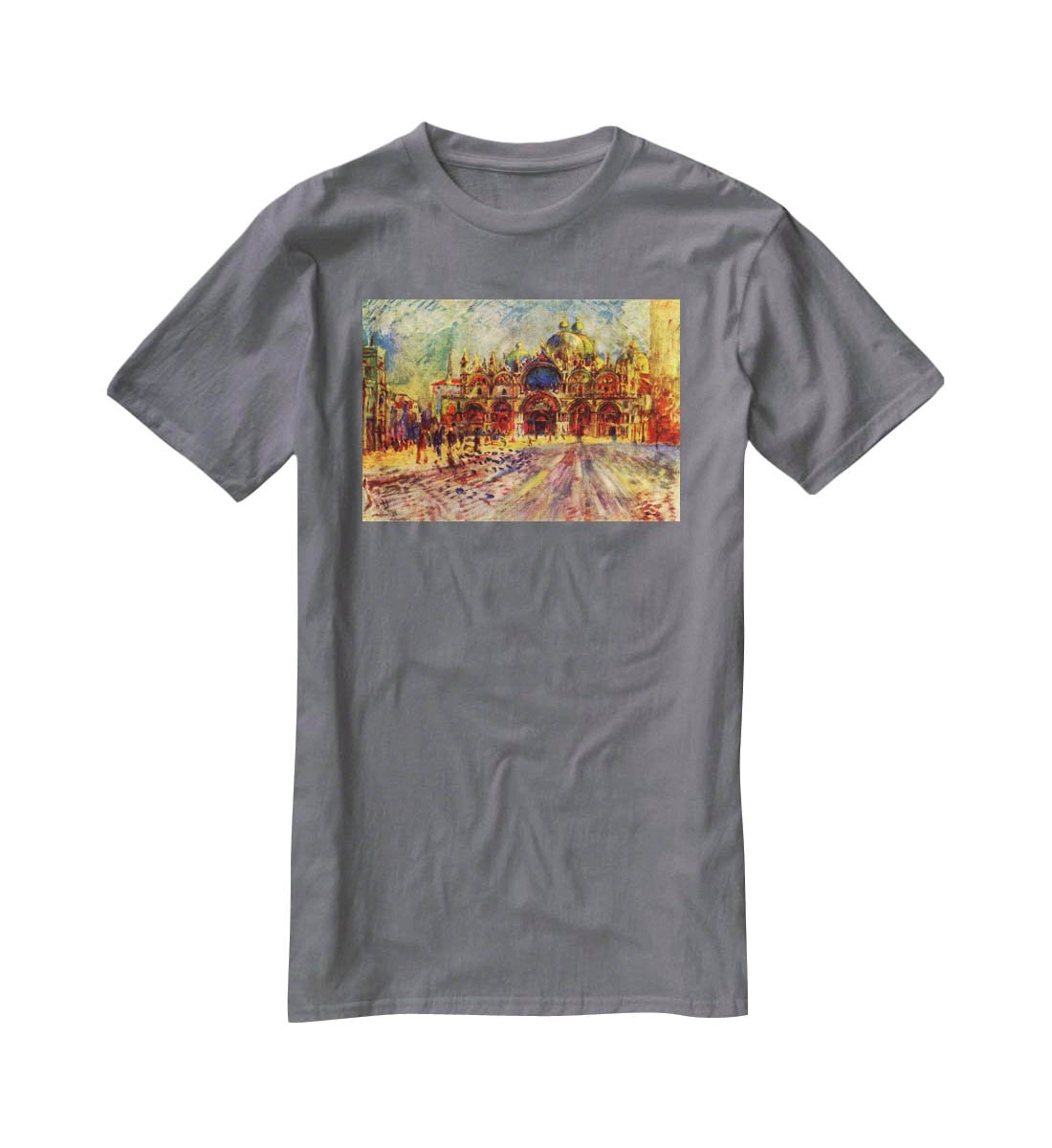 Marcus place in Venice by Renoir T-Shirt - Canvas Art Rocks - 3