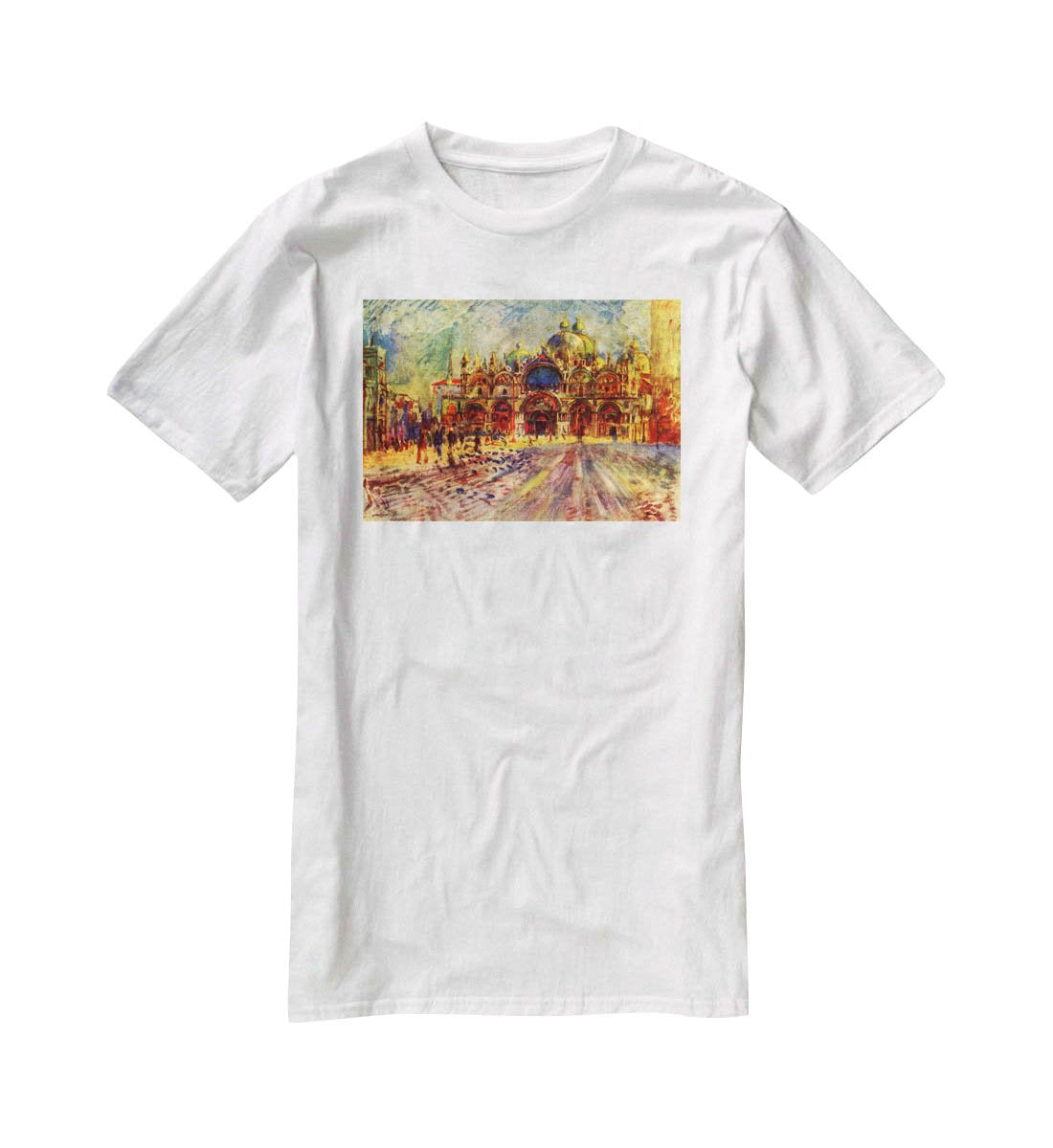 Marcus place in Venice by Renoir T-Shirt - Canvas Art Rocks - 5